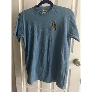 Star Trek Roddenberry Vintage Adult Men's Size M Blue T-Shirt